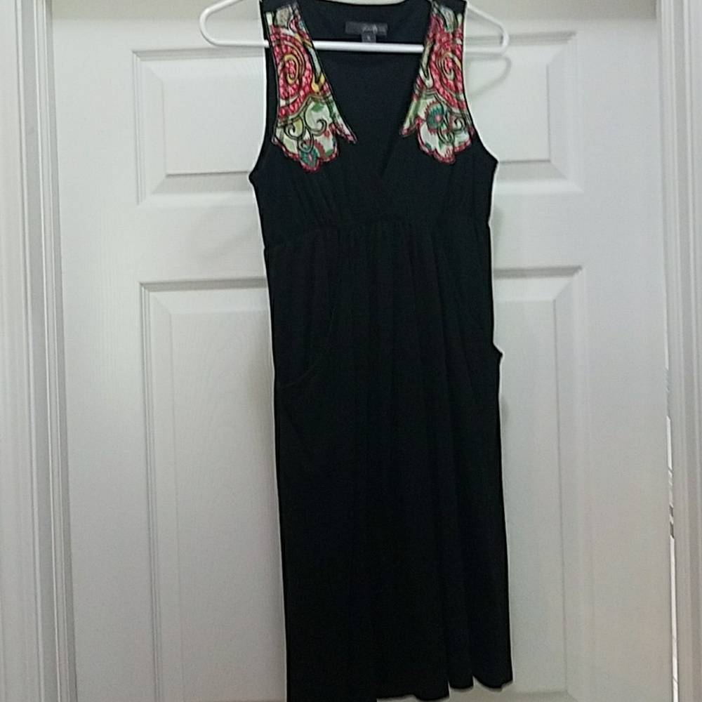 Black Cotton Dress