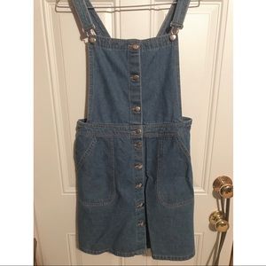 Denim overall dress size 12