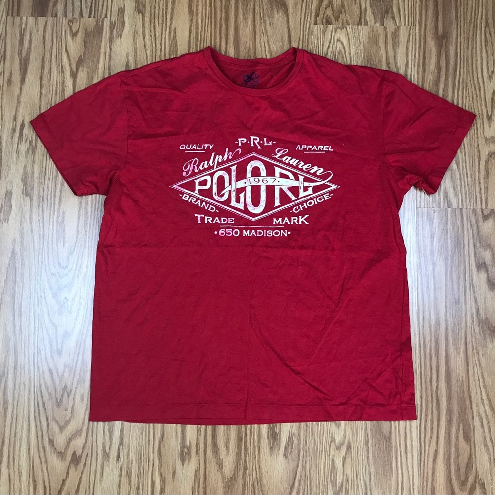 Men's Polo Ralph Lauren Red T-Shirt Medium