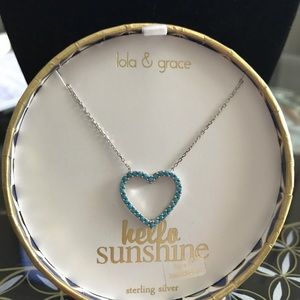 NEW lola & grace Necklace 925 CZ