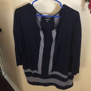 Allen b blouse