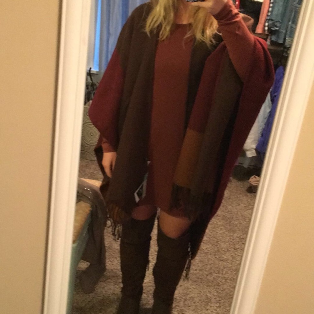 Fall poncho
