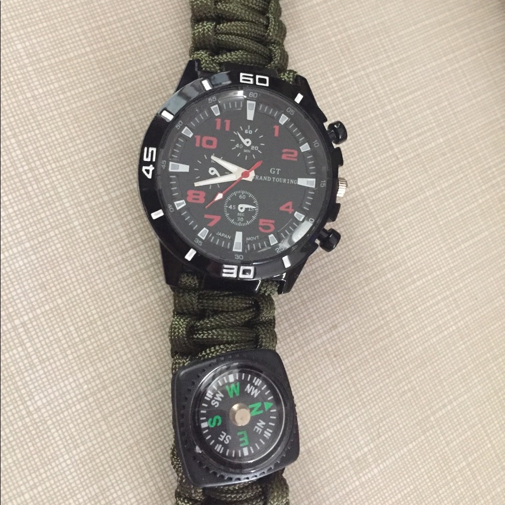 Survival watchunisex cmpss paracord fire LAST FIRM - Picture 7 of 8