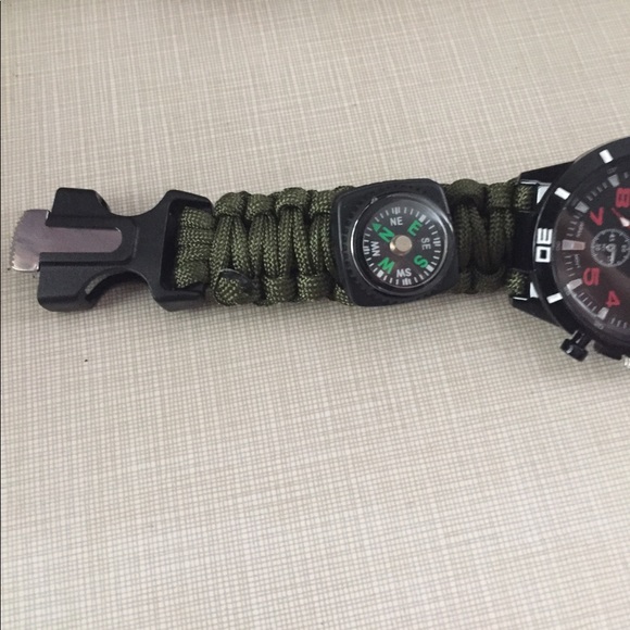 Survival watchunisex cmpss paracord fire LAST FIRM - Picture 6 of 8