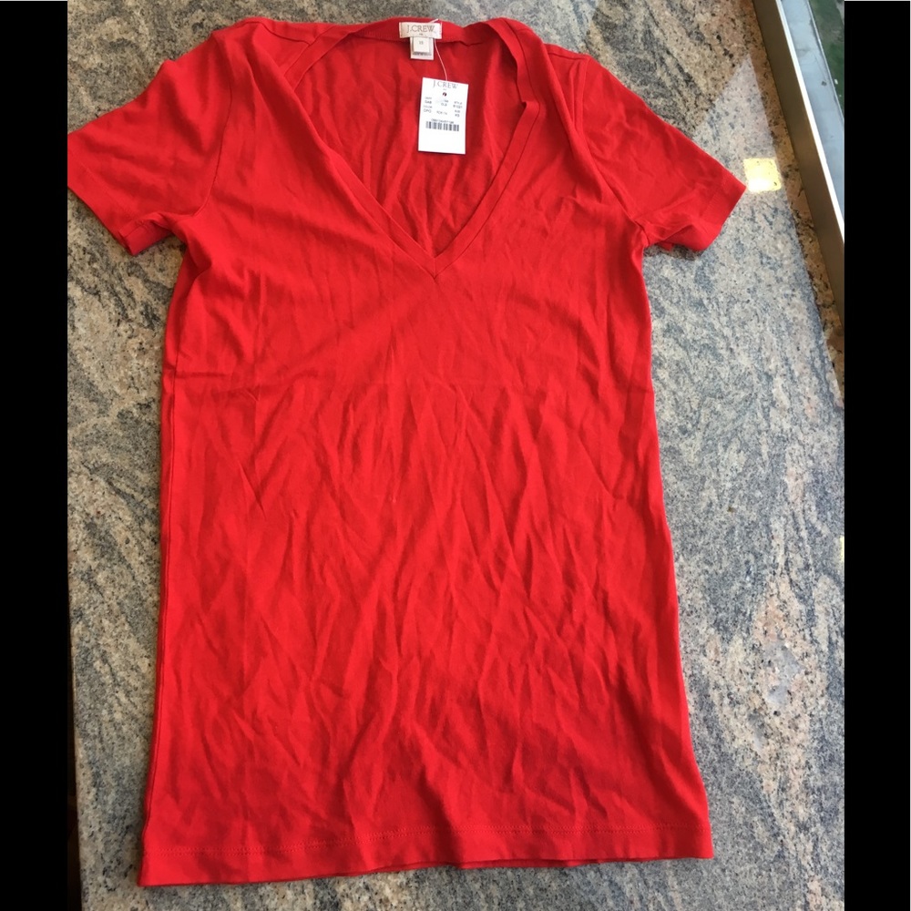 Jcrew V neck t-shirt with tags