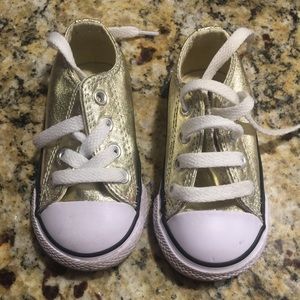 Gold Converse
