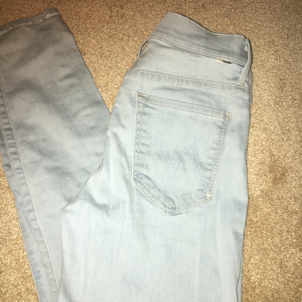 💙MOTHER Light blue skinny jeans💙
