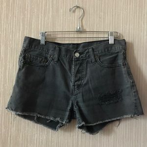 Black Levi's Cutoff Shorts 27/28 (Urban Renewal)