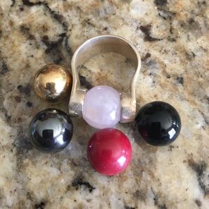 Silpada Interchangeable Ball Ring