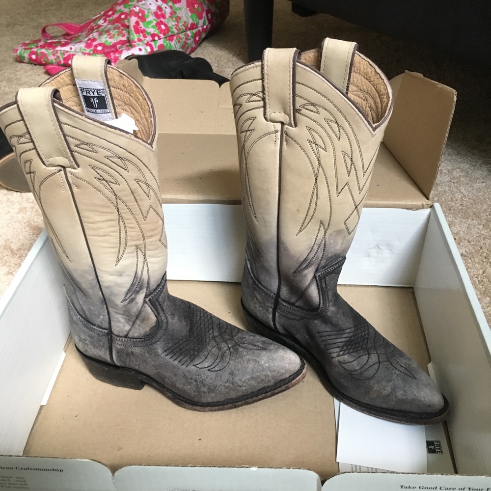 Authentic FRYE cowboy boots!