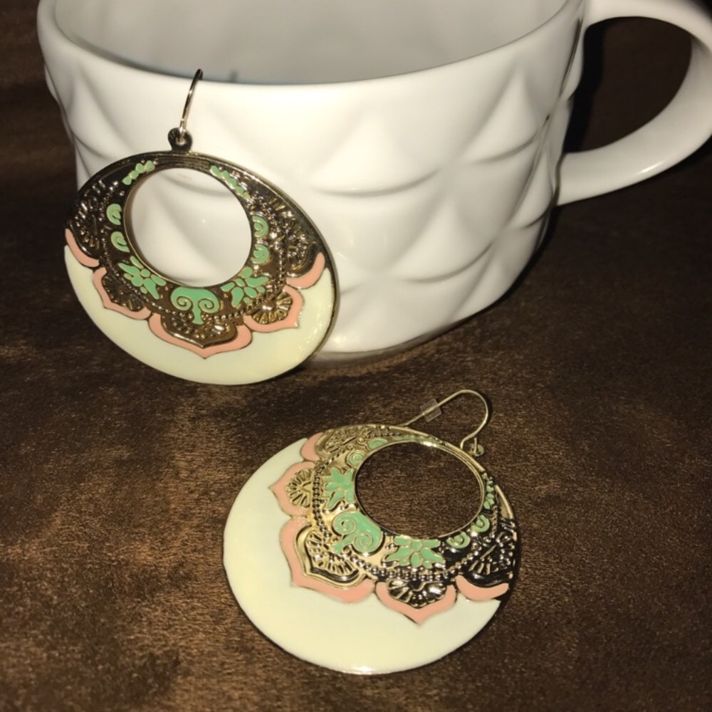 Gold & Pastel Earrings