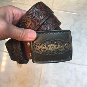 Belt buckle belt