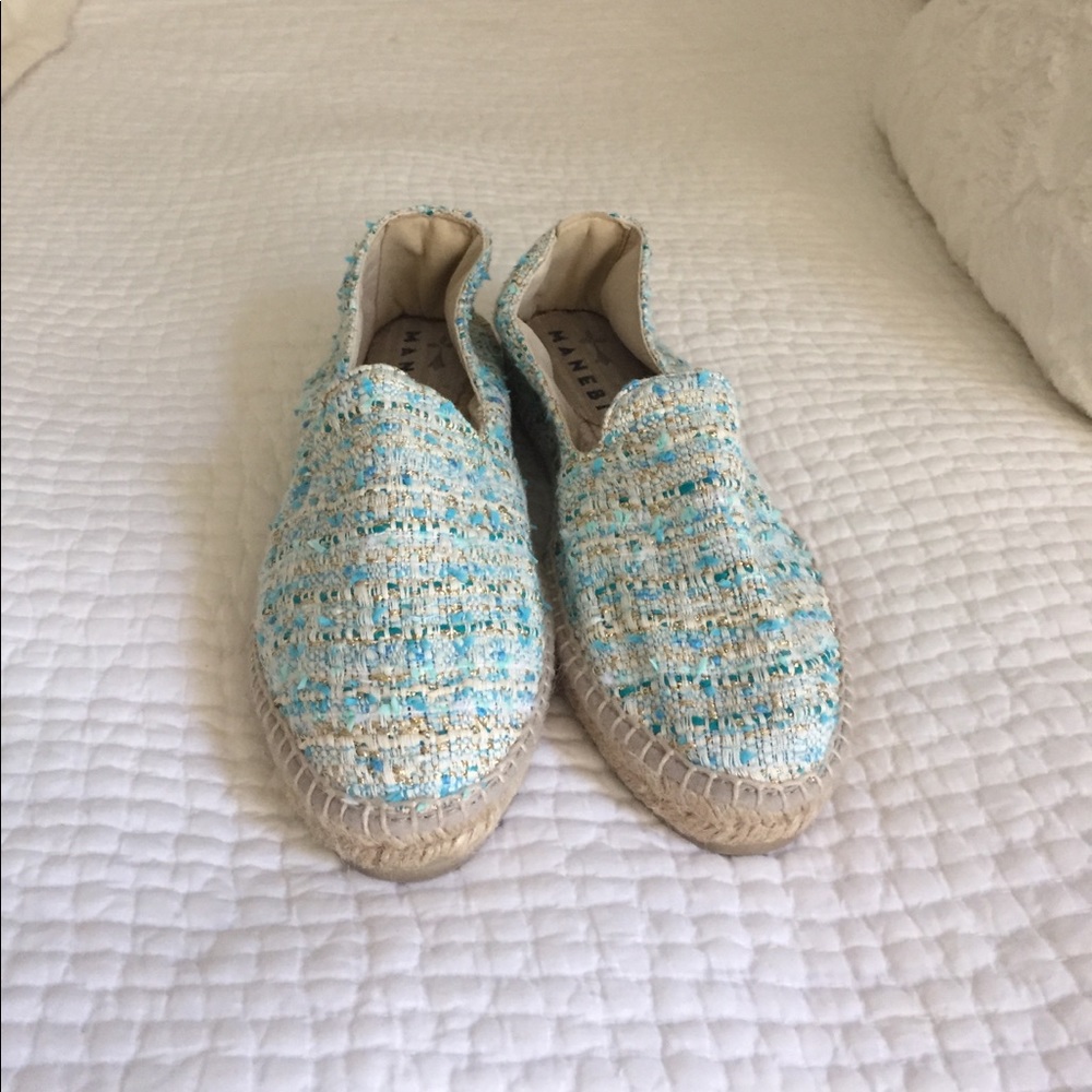 Anthropologie slip on espadrilles woven