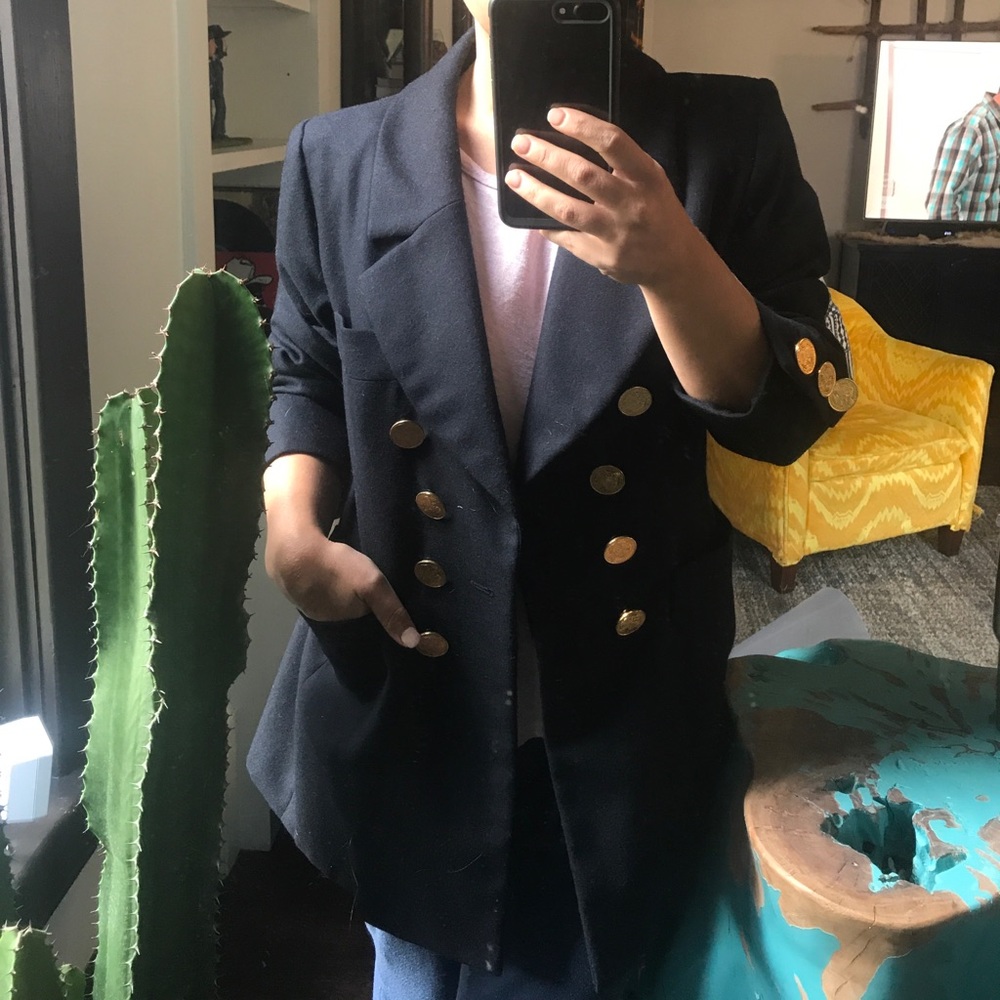 Yves Saint Laurent 'rive gauche' wool Blazer