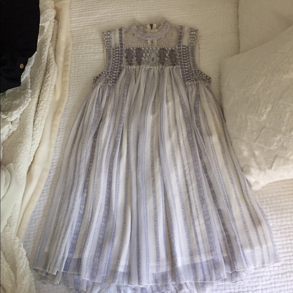 Free People lavender lace dress