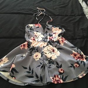 Floral romper. NWT