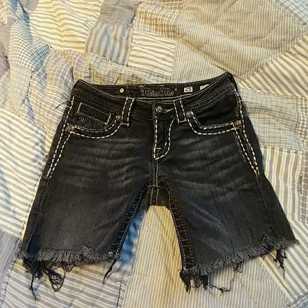 Miss Me cutoff shorts