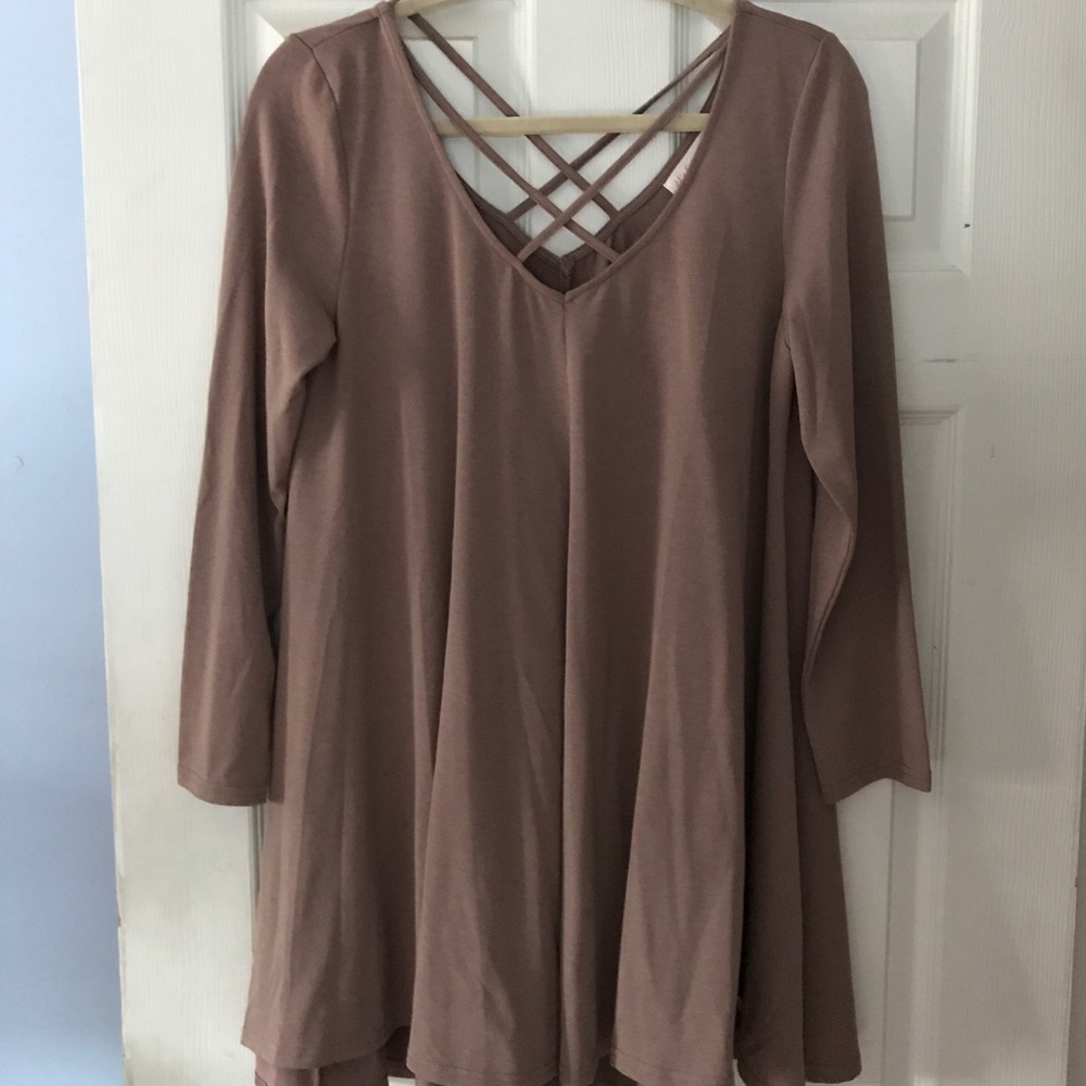 Brown blouse