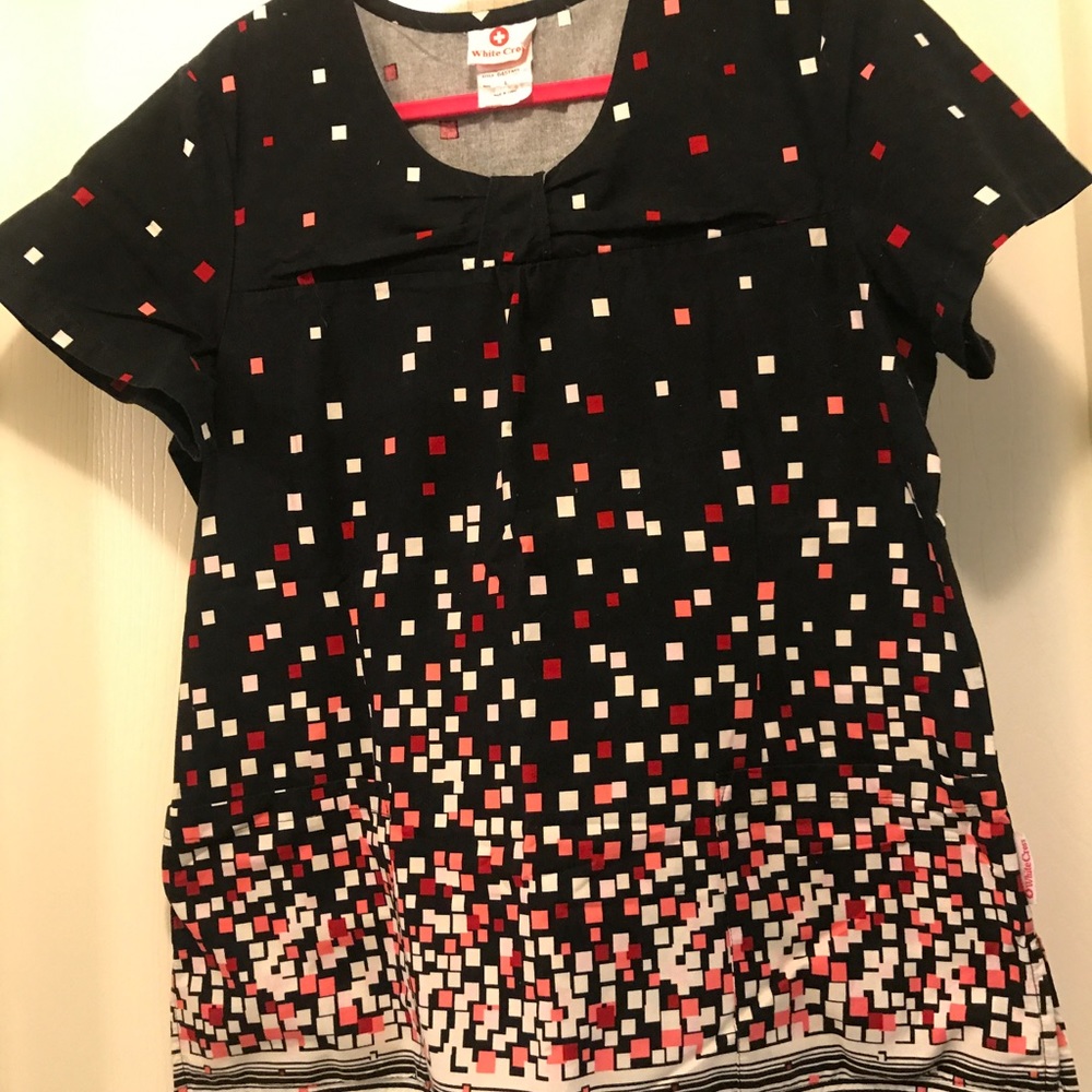 Red Cross large scrub top