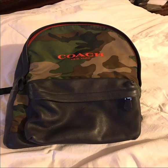 Coach Campus Classic Camouflage Backpack