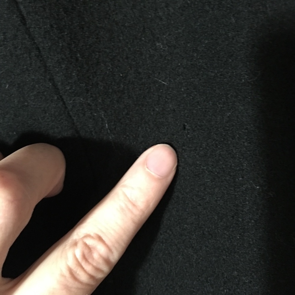 Black Wool Coat - image 3