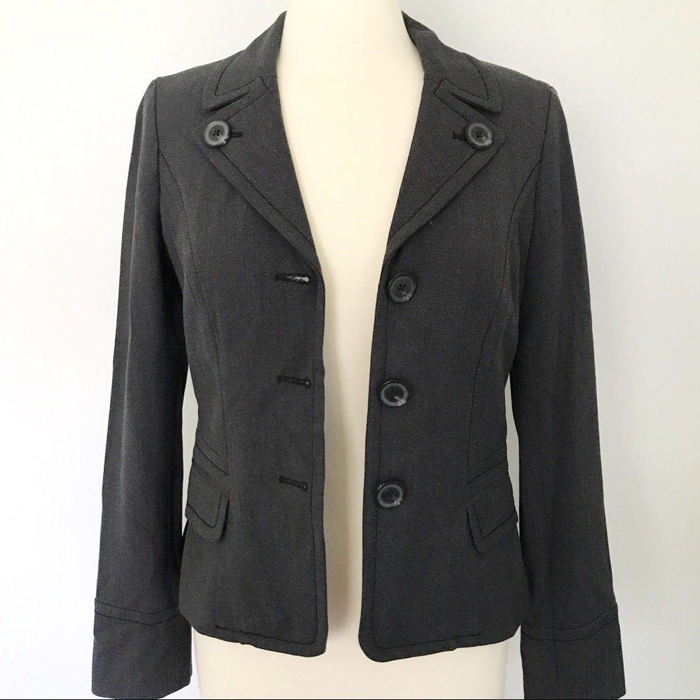 Loft Dark Gray Blazer