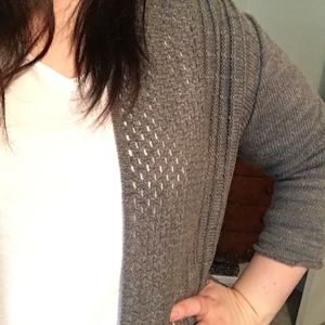 Plus Size Slouchy Gray Cardigan NWT XL