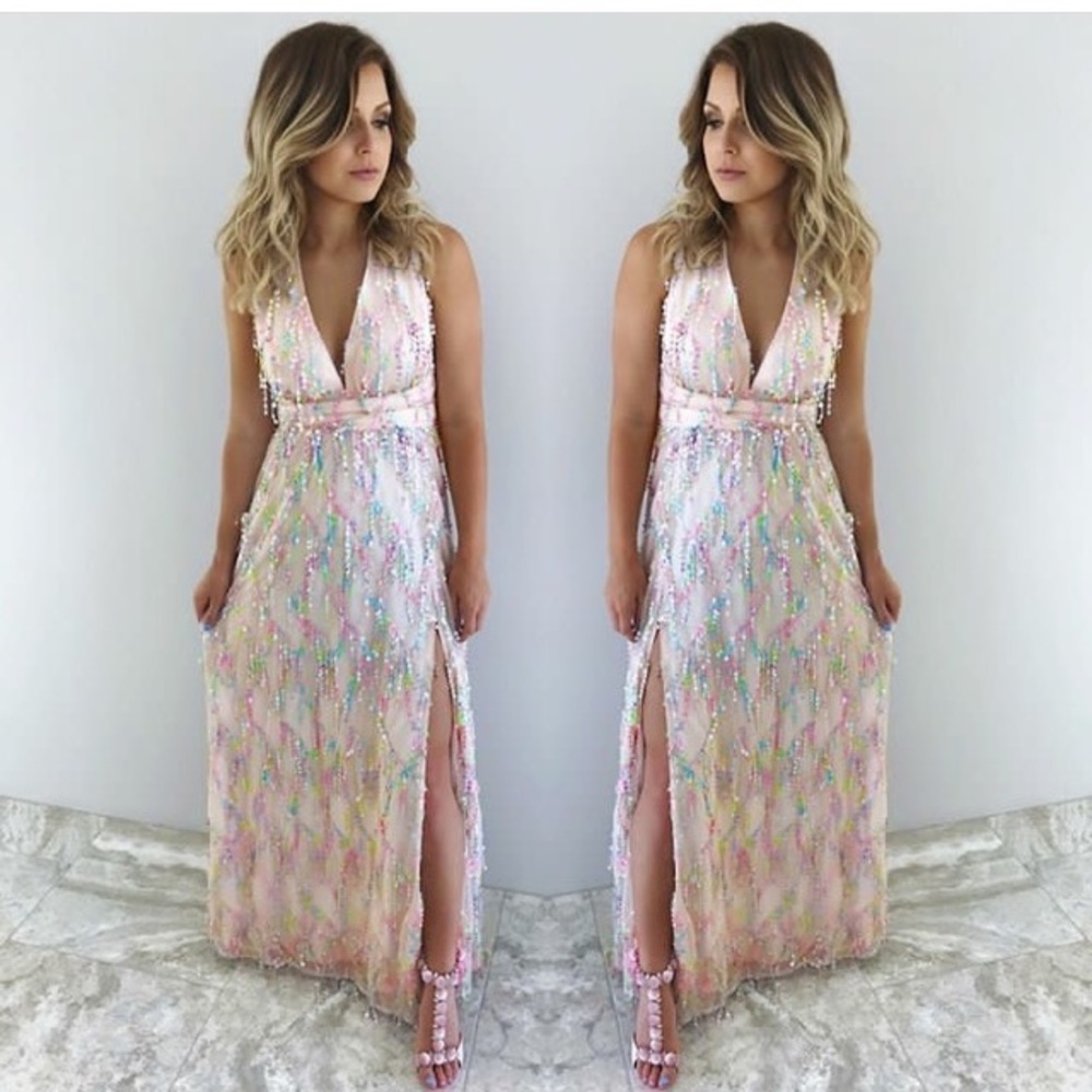 Sequin maxi dress!