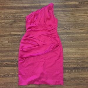 Fuscia Davids Bridal Dress.