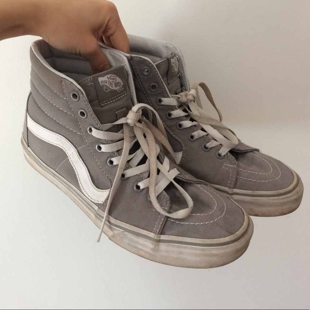 Teen Boys Back to School Grey Vans | Men's 9