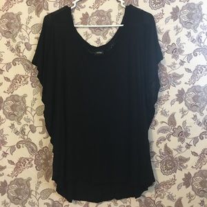 Vanity Black laced back shirt
