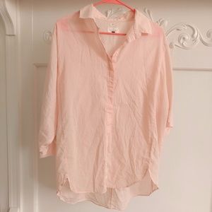 NWOT Oversized Button Down by Loft (size l to xl)