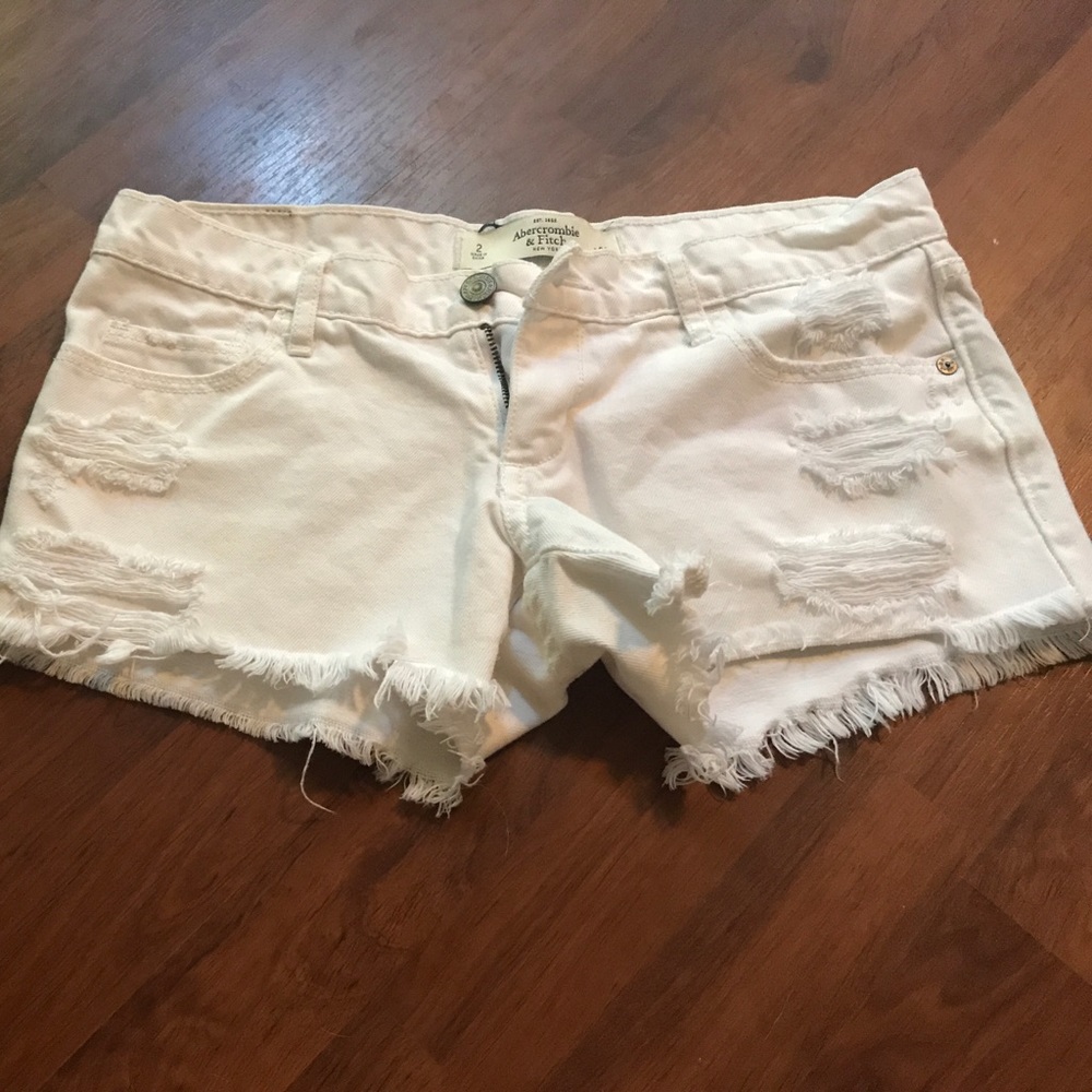 Abercrombie and fitch jean shorts