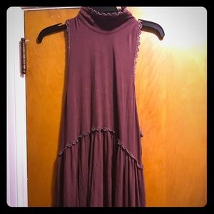 POL crochet trim babydoll tank
