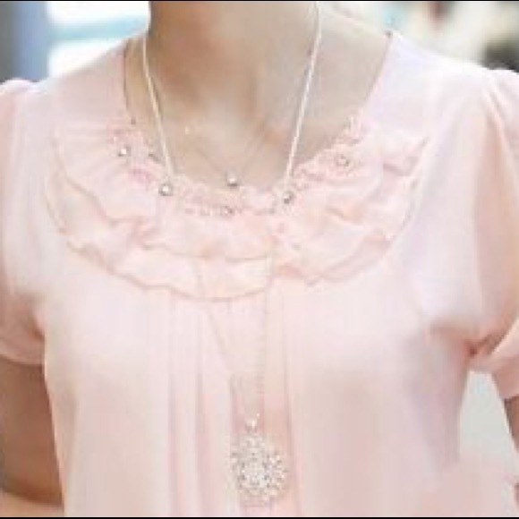 💥Last One!💥 Vintage silver floral long pendant - Picture 4 of 6