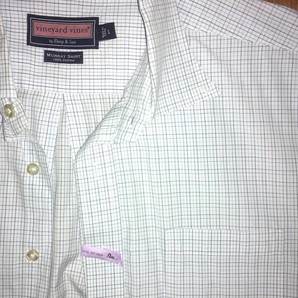 VINEYARD VINES MURRAY SHIRT - L