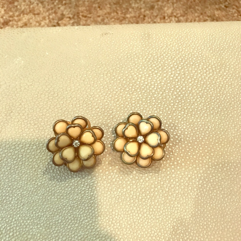 Jcrew flower post earrings