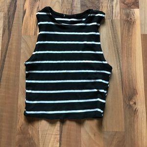 Striped Crop top