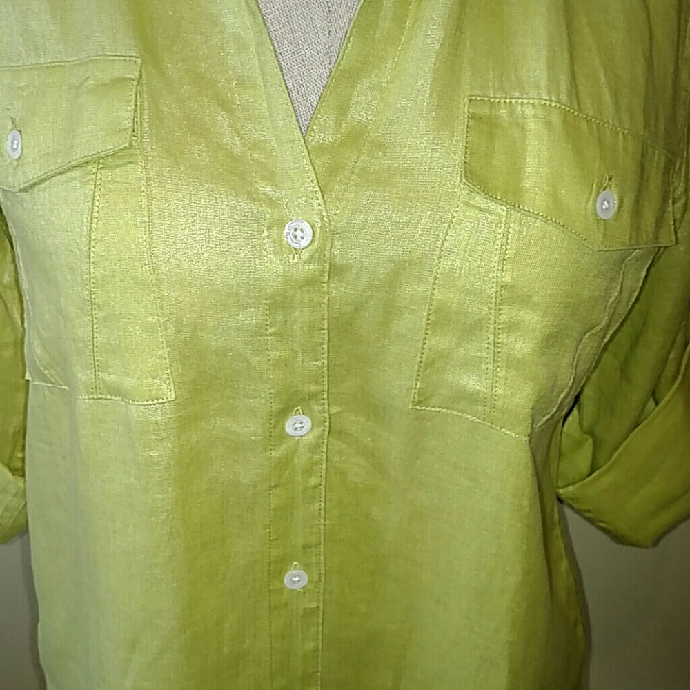 Tommy Bahama Linen Shirt Size XS/TP 🎉HP - Picture 2 of 5