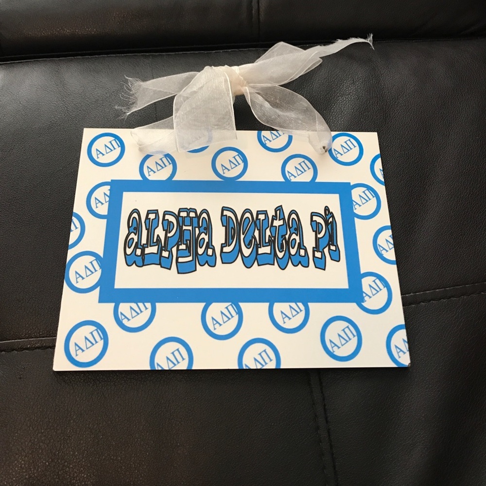 Alpha Delta Pi sign