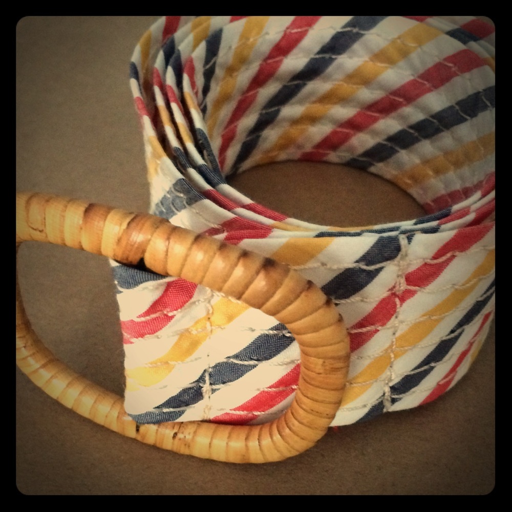 Jcrew striped belt