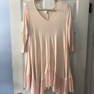 Peach blouse