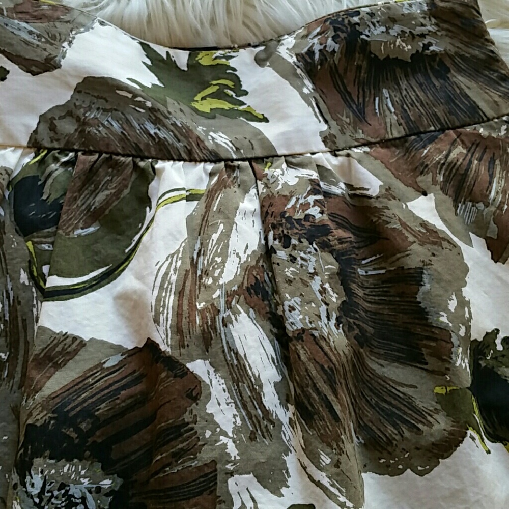 J.crew Floral skirt size 0 - Picture 2 of 7