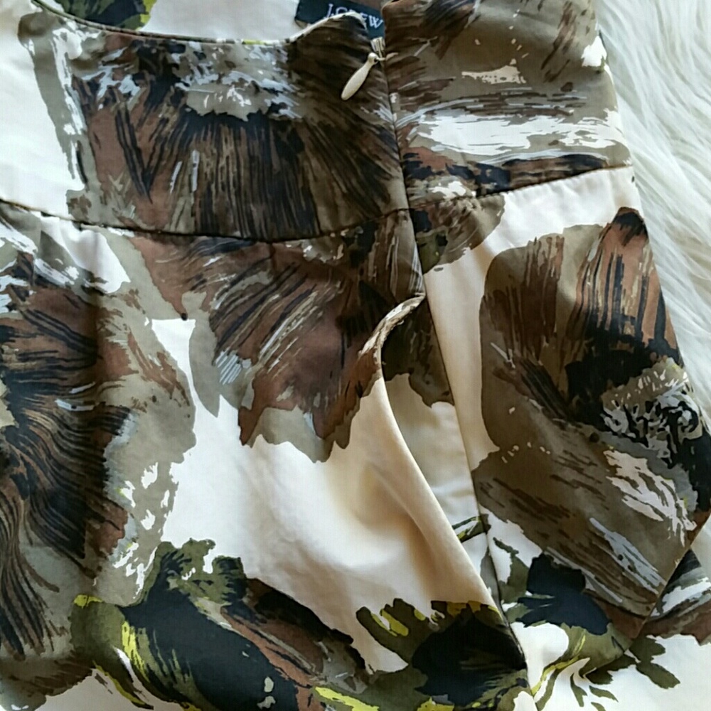 J.crew Floral skirt size 0 - Picture 4 of 7