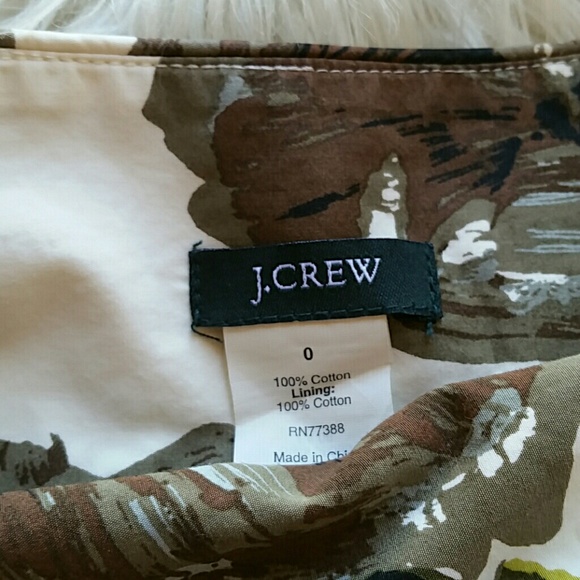J.crew Floral skirt size 0 - Picture 3 of 7