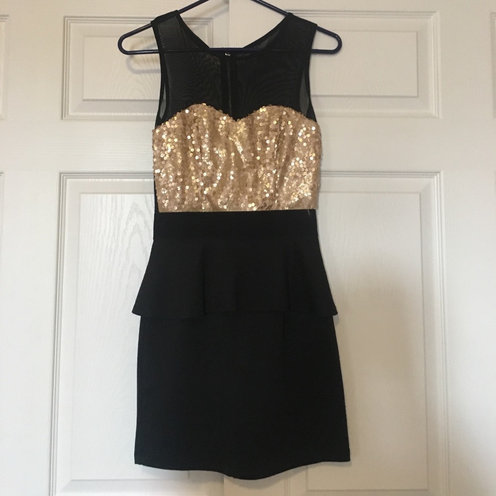 SOLD Sequin Little Black dress