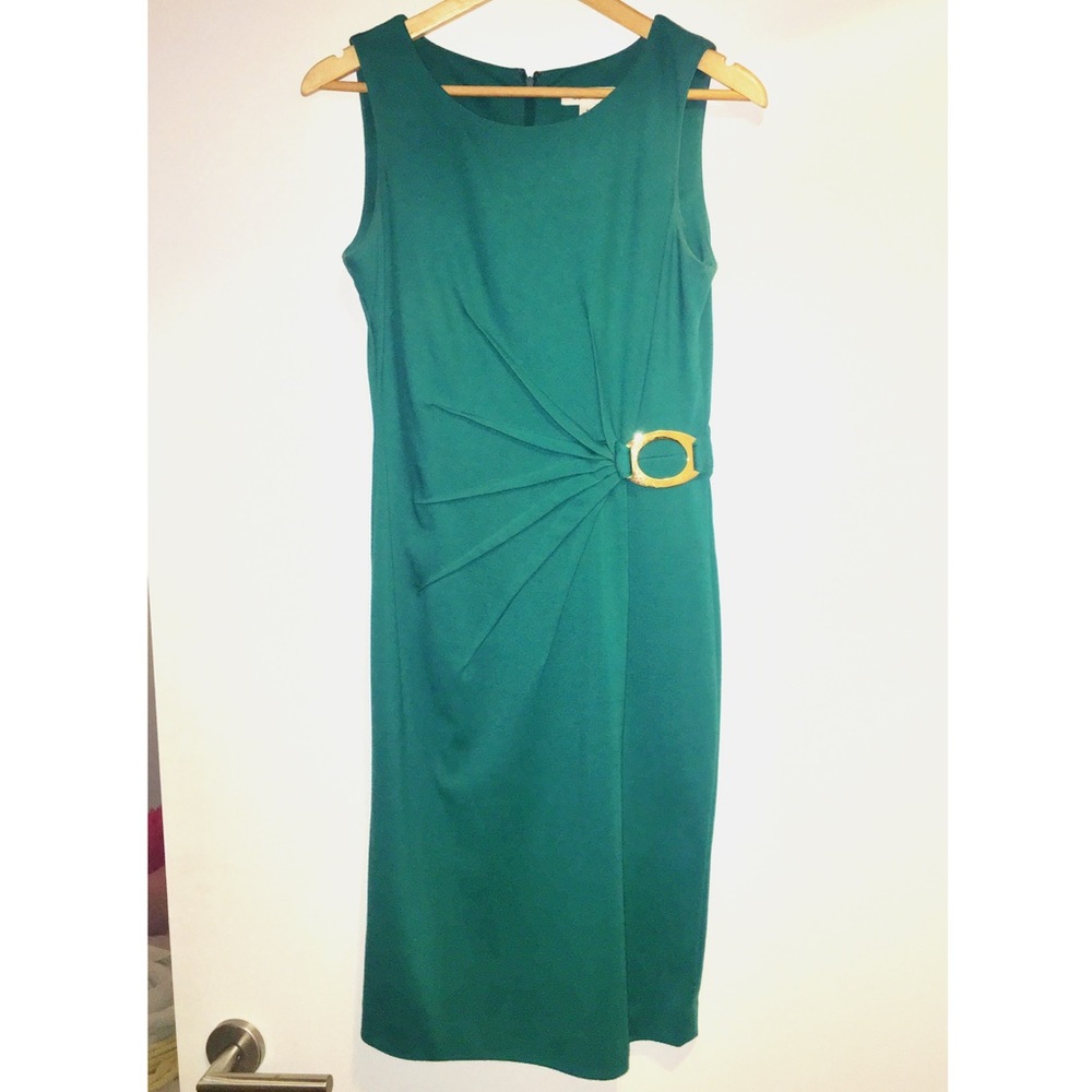 Calvin Klein Women's Teal Dress Sz 4