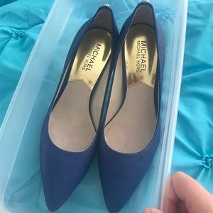 Blue Michael Kors heels