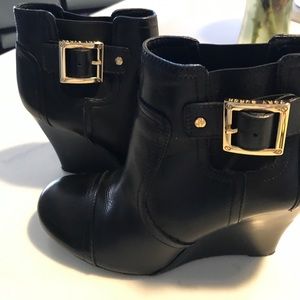 TORY BURCH LEATHER "Adrienne" ankle boots