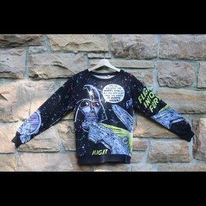 Start Wars graphic crew neck sweatshirt